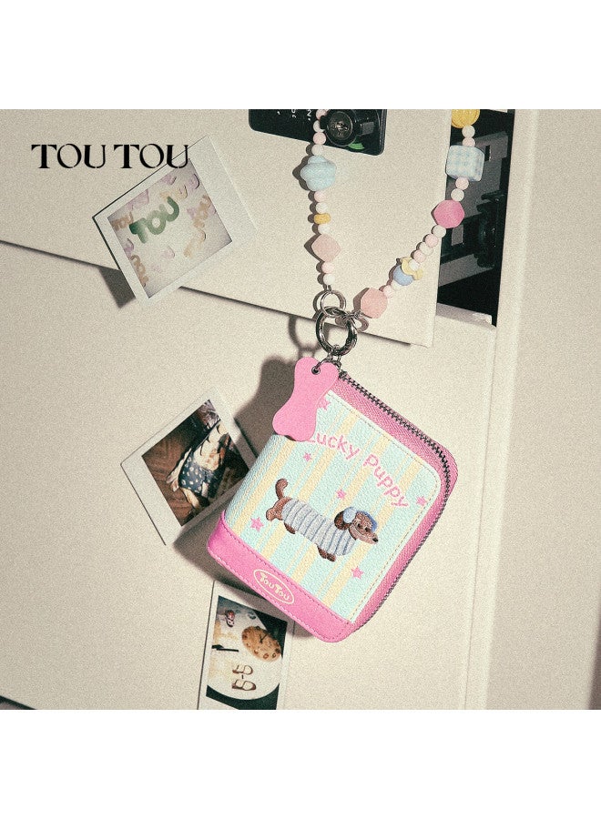 Toutou New Beaded Wallet Large Id Card Holder Cute Children's Coin Purse Birthday Women's Day Gift - Image 1