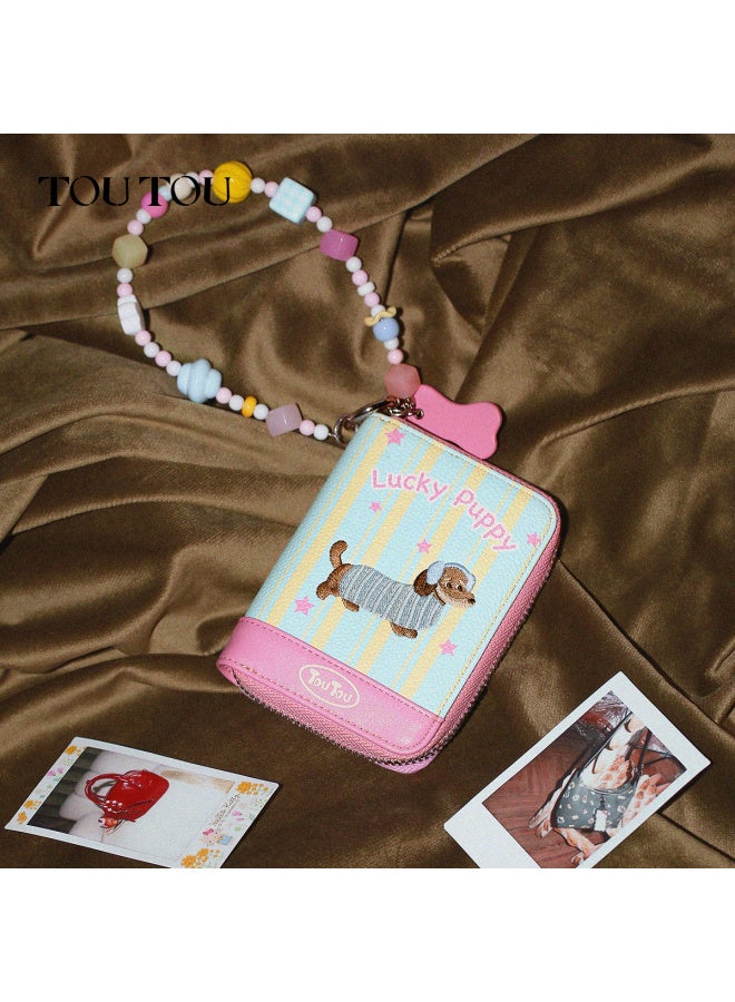 Toutou New Beaded Wallet Large Id Card Holder Cute Children's Coin Purse Birthday Women's Day Gift - Image 3