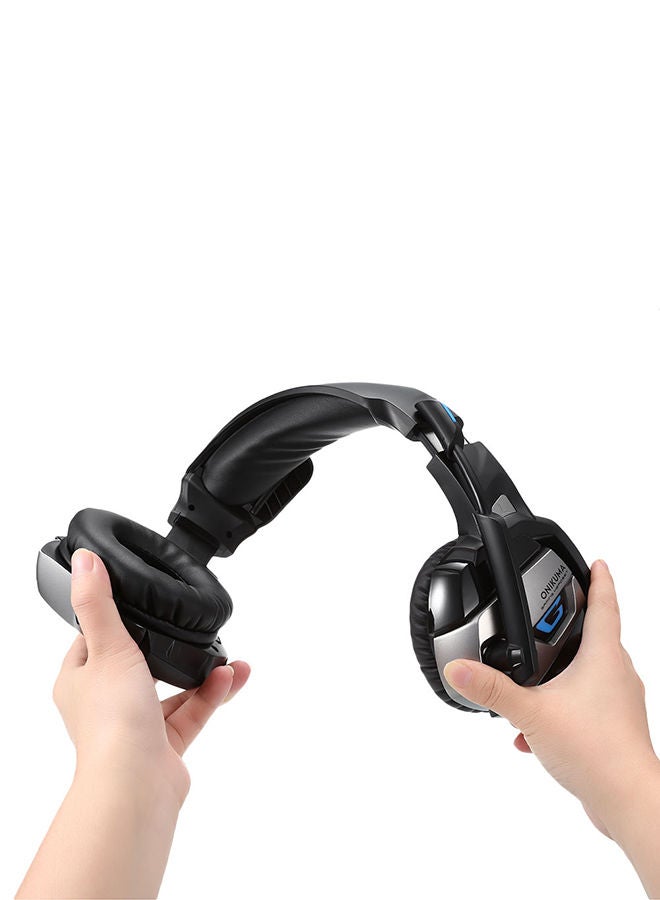 NIBEMINENT K5 Over-Ear Wired Gaming Headphones With Mic - Image 4