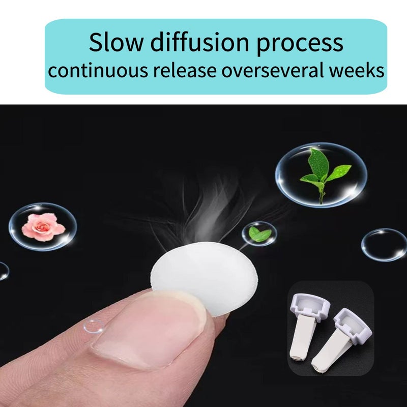 TinyGuardian Car Air Freshener Refills, 30 Pcs Individual Package Car Air Vent Clip Replacement Pads Solid Fragrance Scent Air Freshener Refill Tablets (Cologne) - Image 5