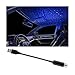 Ywdiml Car USB Star Projector Night Light Portable Flexible LED Romantic Roof Starry Sky Atmosphere Light Automotive Interior Star Decorative Nightlight Projector Universal for Vehicles Blue - Image 2