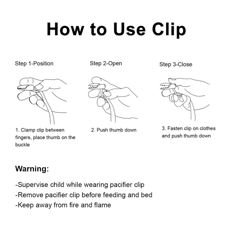 Babygoal Neutral Pacifier Clips with 2pcs Pacifier Cases, 6 Pack Binky Paci Holder and Leash for Boys and Girls Fits for Most Pacifier, Binkie Styles & Baby Teethers & Toys and Gift 6PS10-C2 - Image 5