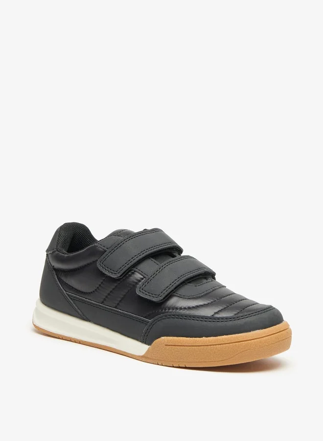 دوتشيني Mister Duchini Panelled Sneakers with Hook and Loop Closure