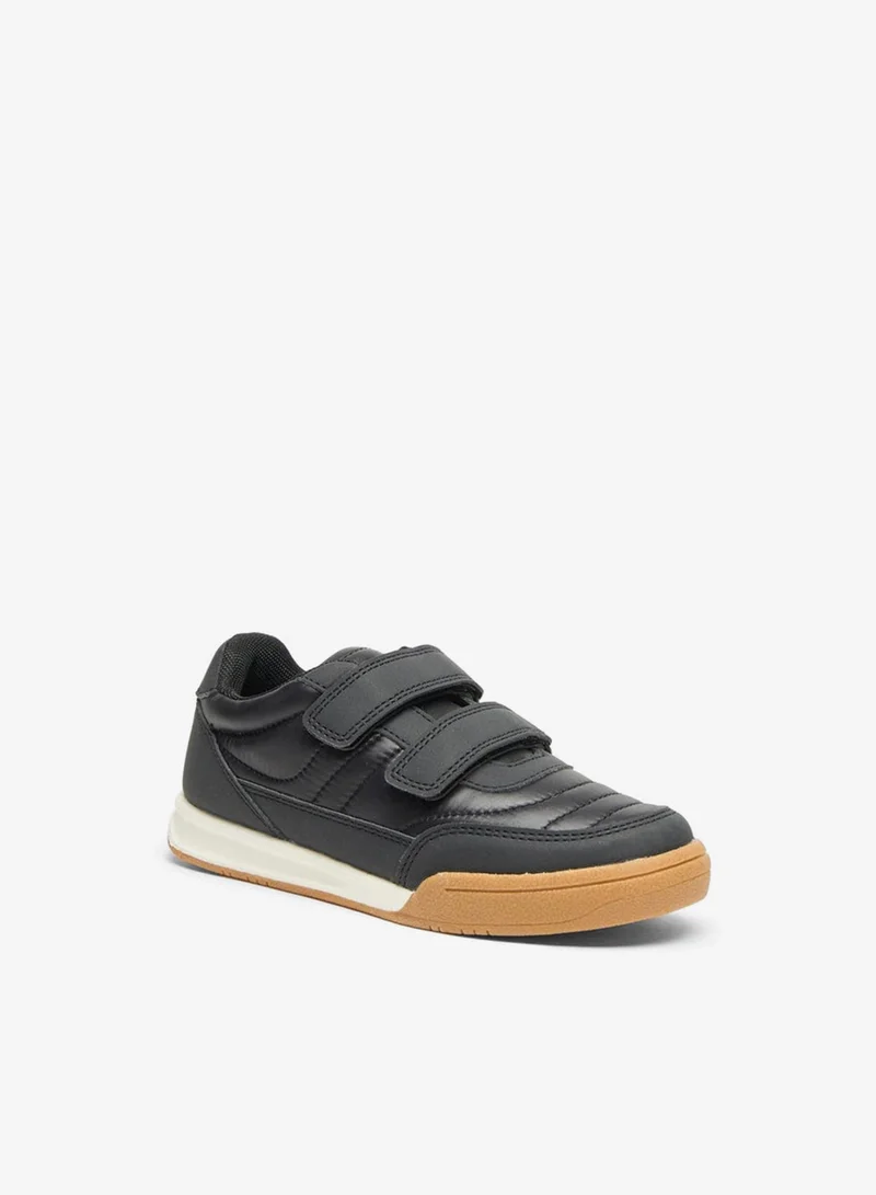 دوتشيني Mister Duchini Panelled Sneakers with Hook and Loop Closure