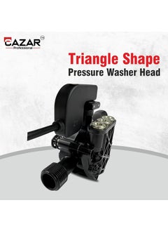CAZAR CAZAR Triangular Car WasherPressure Washer Head Assembly Set with AutoCut Off Switch for Pressure Washer Machine Suitable for Machine Having Triangular HeadPump Assembly  - Image 4