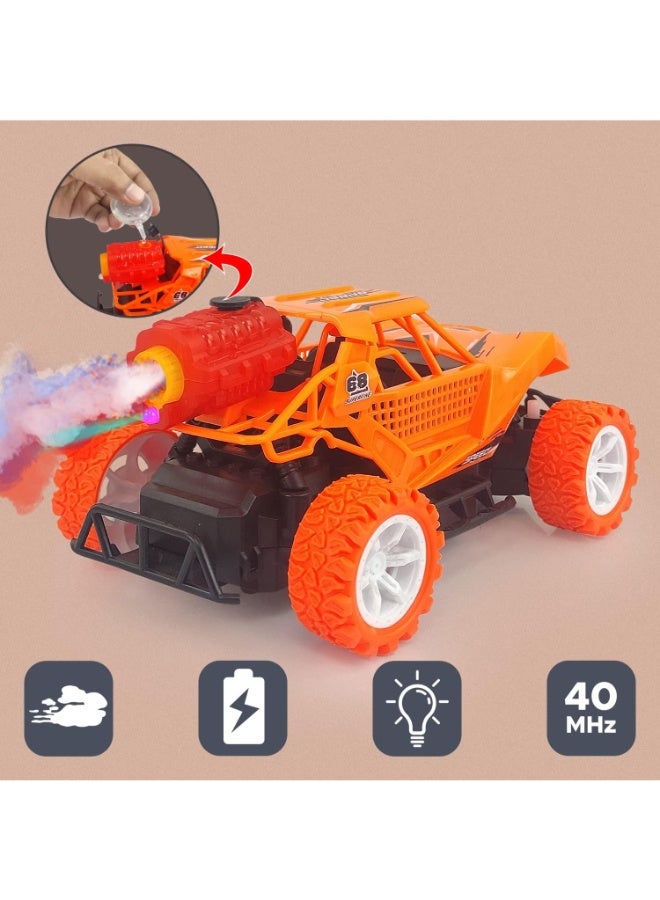 حديقة الألعاب سيارة تسلق رذاذ الماء قابلة لإعادة الشحن مع جهاز تحكم عن بعد مع ضوء LED للضباب الخلفي - سيارة سباق فائقة RC للأطفال - Image 2
