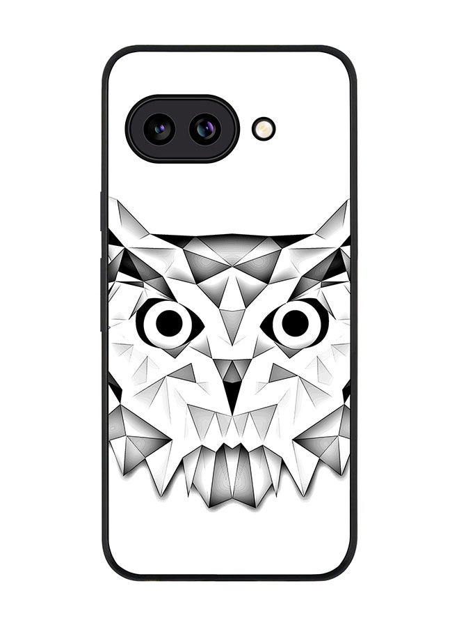 Stylizedd For Google Pixel 9a Case,Slim fit Camera Protection, Shockproof Thin Phone cover  - Poly Owl
