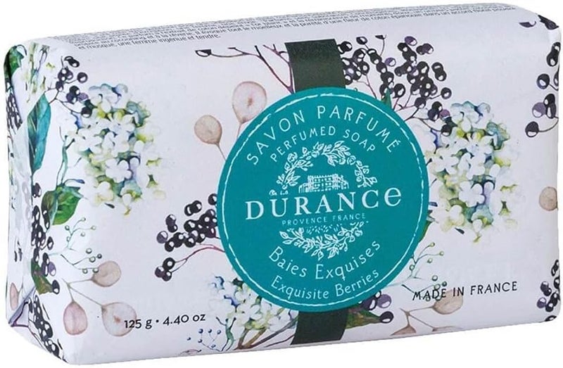 Durance Les Eternelles Exquisite Berries Perfumed Soap Bar 125g Enriched With Sweet Almond Oil Creamy Delicately Scented Lather For Normal Sensitive Skin