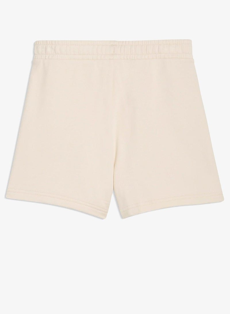 PUMA Youth Essential Script High Waist Shorts - Image 2