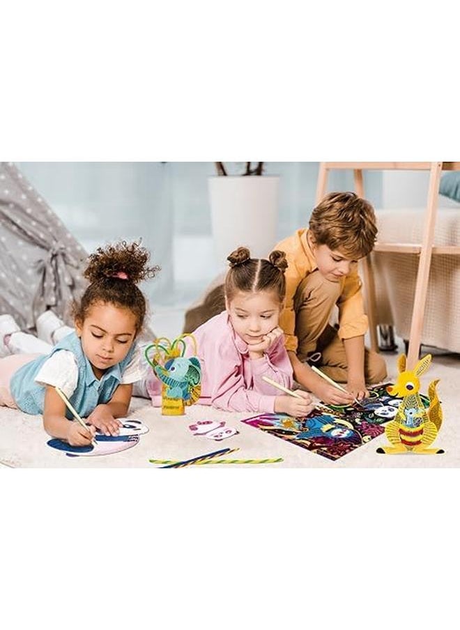 Avenir 4 In 1 Dinosaur Craft Kit Craft Imaginative Dinosaurs Spark Creativity Imagination And Cognitive Development Age 3 Plus  - Image 3
