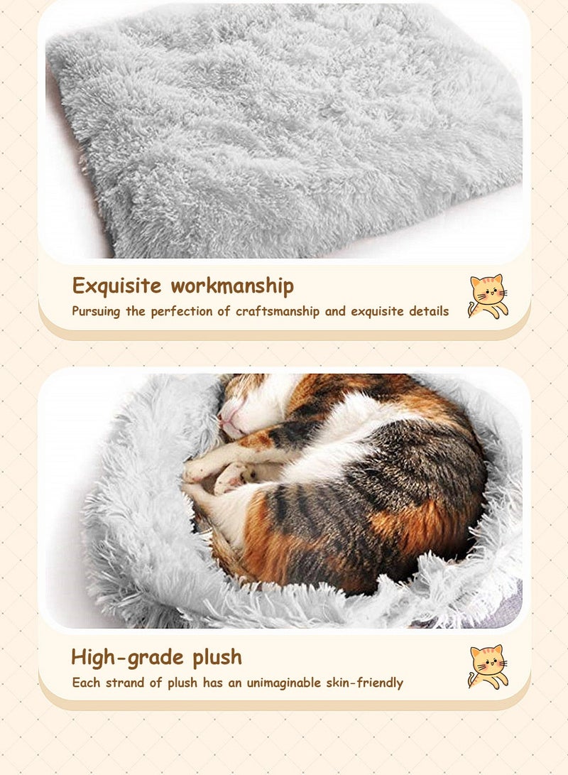 كيدل دافئ الحيوانات الأليفة الحصيرة الغسيلة القطة الحصيرة القطة فراش بلوش بطانية ناعمة وسرير القطة للداخلية - Image 2