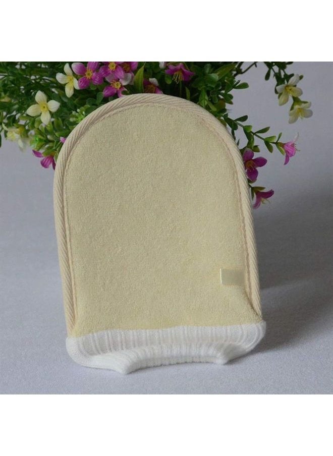 lasenersm 2 Pieces Loofah Exfoliating Glove Loofa Scrubber Body Glove Natural Loofah Bathing Gloves Exfoliating Bath Brush Organic Bathing Glove  - Image 4