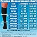 ABSOLUTE SUPPORT 3 Pairs Wide Calf Graduated Support Opaque Compression Knee High Socks for Women and Men 2030mmHg For Embolism Arthritis Post Surgery Swelling Black 5XLarge A501BL83 - Image 4