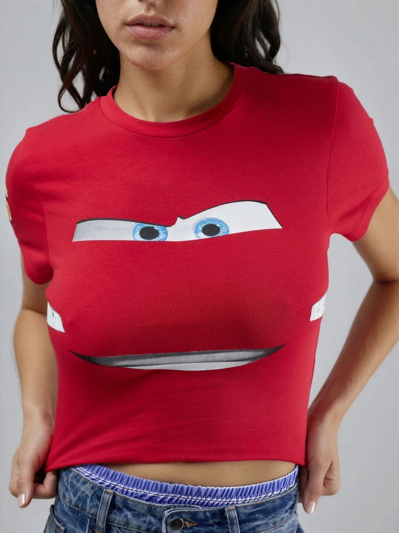 HICCUP Short Sleeve Car Print T-Shirt - Image 5