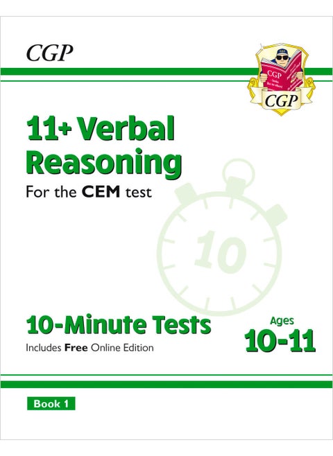 11+ CEM 10-Minute Tests: Verbal Reasoning - Ages 10-11 Book 1 (with Online Edition)