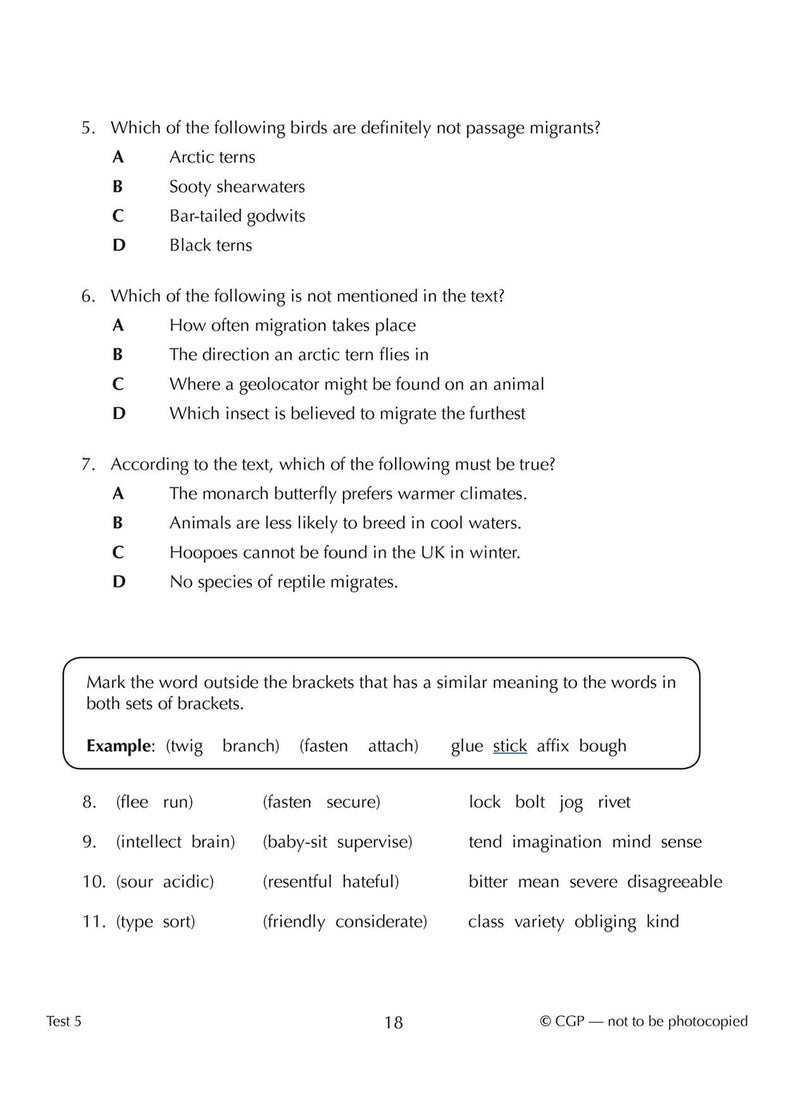 null - 11+ CEM 10-Minute Tests: Verbal Reasoning - Ages 10-11 Book 1 (with Online Edition) - Image 1