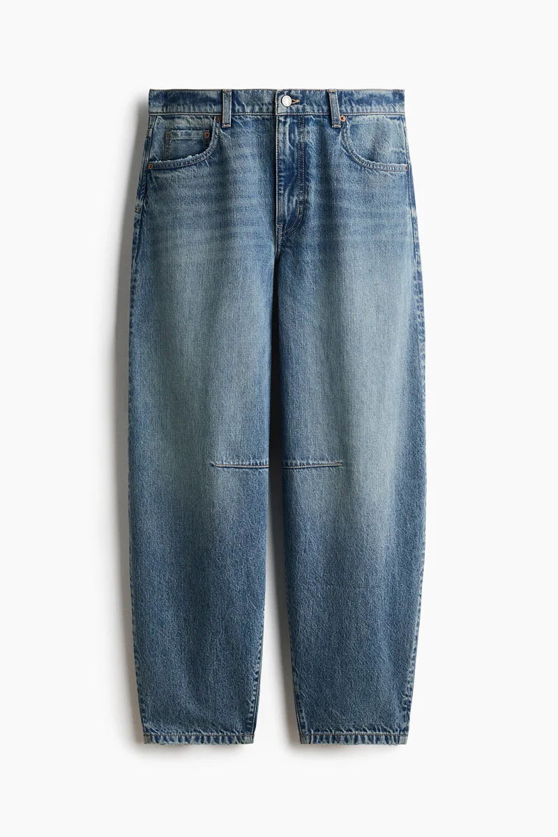 Barrel Regular Waist Jeans