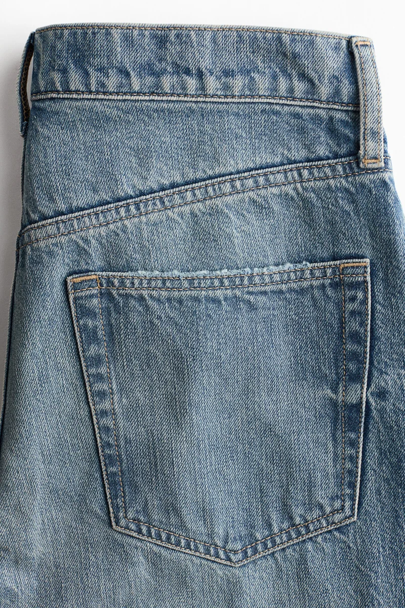 H&M  Barrel Regular Waist Jeans for Women | Best Price UAE