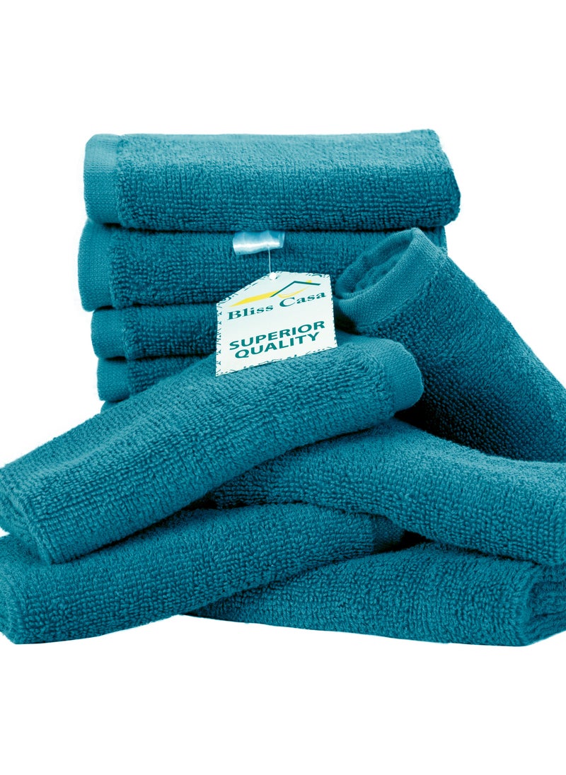 Bliss Casa Bliss Casa 100% Combed Cotton Washcloths (12 Pack, 30 x 30 CM) - 500 GSM Washcloth, Face towel Set Highly Absorbent Quick Dry and Soft Towels  - Image 1