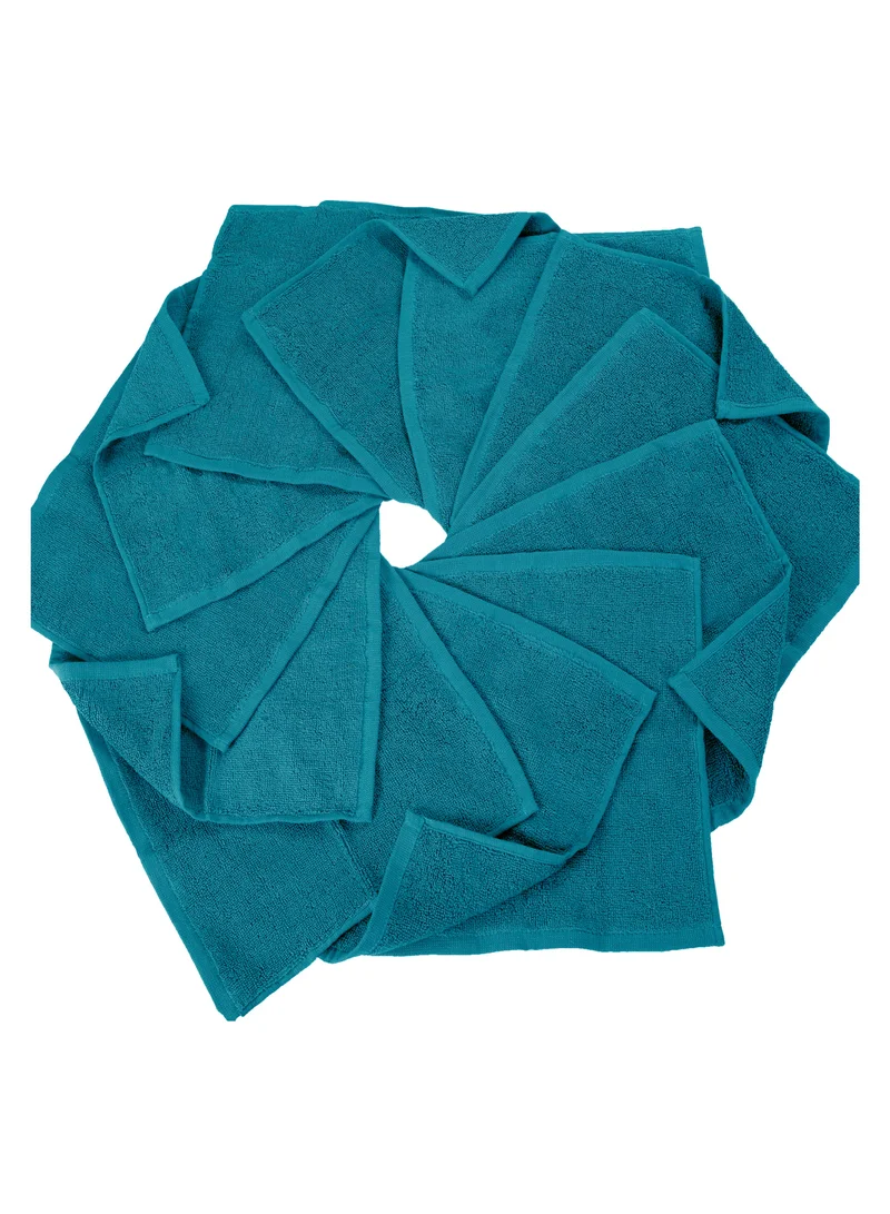 Bliss Casa Bliss Casa 100% Combed Cotton Washcloths (12 Pack, 30 x 30 CM) - 500 GSM Washcloth, Face towel Set Highly Absorbent Quick Dry and Soft Towels