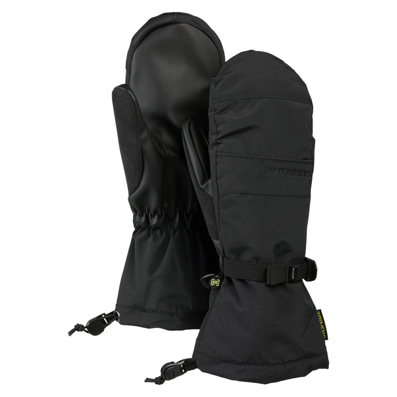 Burton Womens Profile Mittens (True Black, Medium)