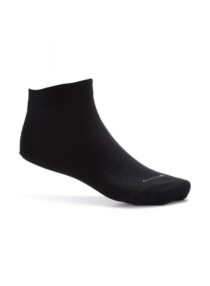 Cottonil Pack of 3 Light Classic Socket Socks for Men - Black - Image 2