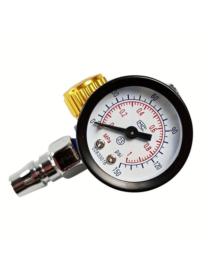 Gauge And Filter Set Air Pressure Regulator Valve With Water Trap For Spray Gun - Image 5