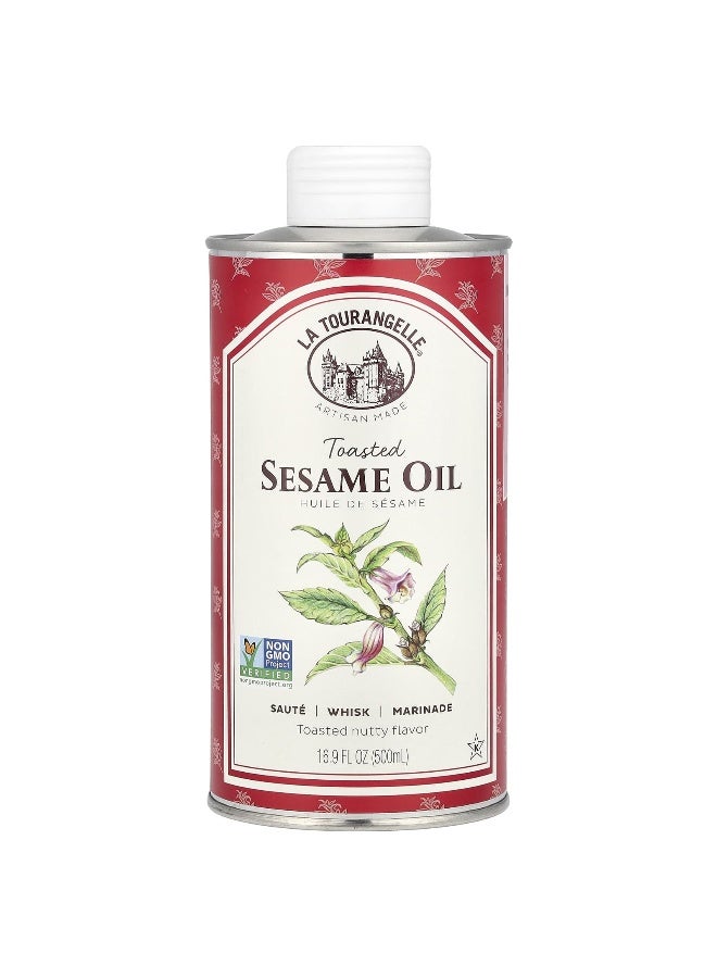 La Tourangelle La Tourangelle, Toasted Sesame Oil, 16.9 fl oz (500 ml)  - Image 1