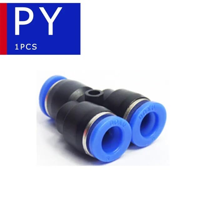 CentIoT CentIoT Pneumatic connector Push In Fittings For Air Hose and Tube Connector 4mm PY  - Image 2