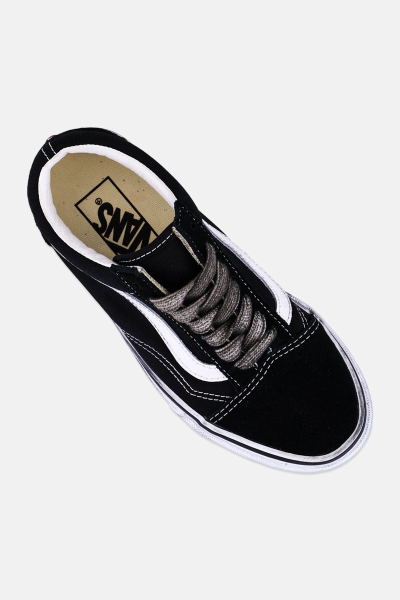 VANS أحذية التزلج النسائية القديمة ذات الأربطة، سوداء - Image 4