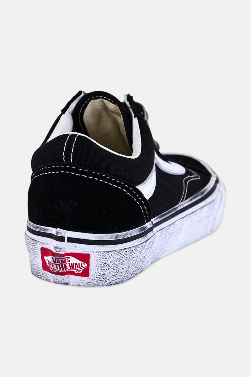 VANS أحذية التزلج النسائية القديمة ذات الأربطة، سوداء - Image 2