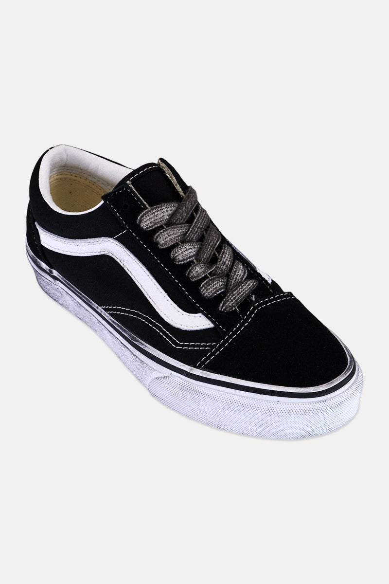 VANS أحذية التزلج النسائية القديمة ذات الأربطة، سوداء - Image 1