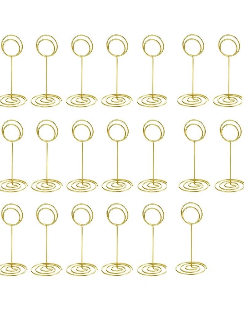 20 Pack Table Number Holder Place Card Holder Photo Picture Holder for Wedding Birthday Stand Position Card Holder Party Baby Shower - Image 1