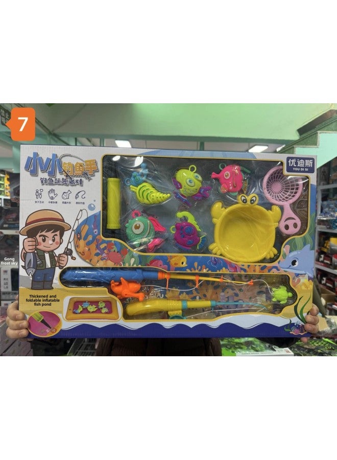 Beauenty Large Children's Educational Toys Institutions Enrollment Gift Stalls Yiwu Supply Night Market Boxed Stalls Wholesale-Color:Little Fisherman - Image 1