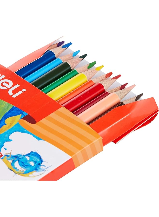 Deli Ec00200 Color Emotion Wooden Colored Pencils 12 Pieces - Image 2