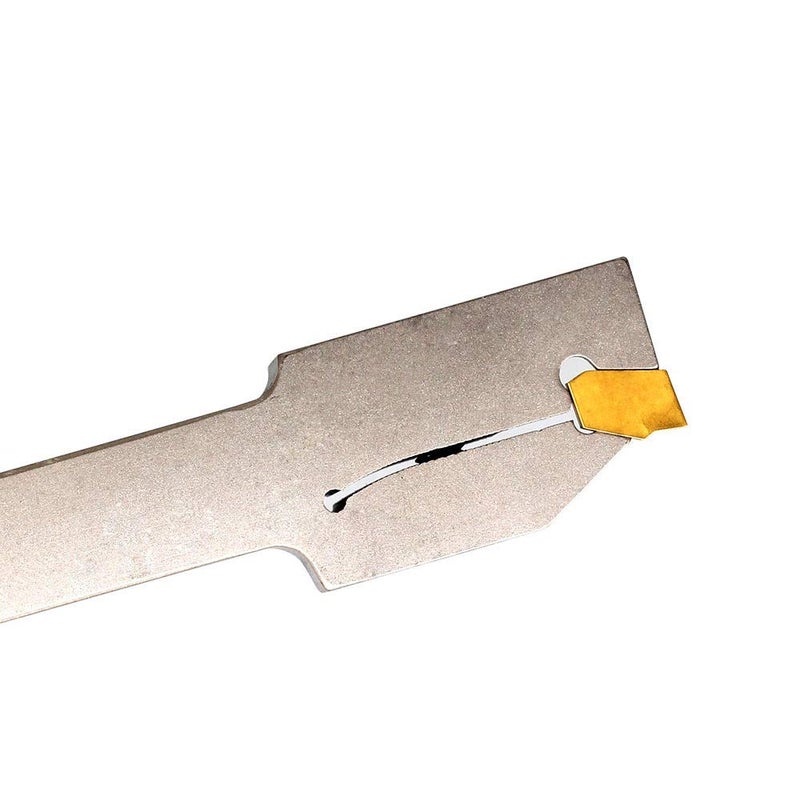 OSCARBIDE حامل قطع ثقيل من النيكل بقطر 1/2" مع 10 قطع من إدخالات كربيد GTN-2(QC1402) أداة قطع يمينية QA08R-20 - Image 4
