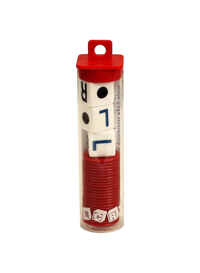 Left Right Center LCR Dice Game White