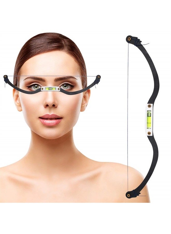 Amariver Eyebrow Shaping Kit,Eyebrow Shaper, Eyebrow Ruler Eyebrow Corrector, Professional Level Measure Tool for Eyebrow, Drawing Line Kit for Eyebrow,Reuseable Eyebrow Positioning Tool - Image 1