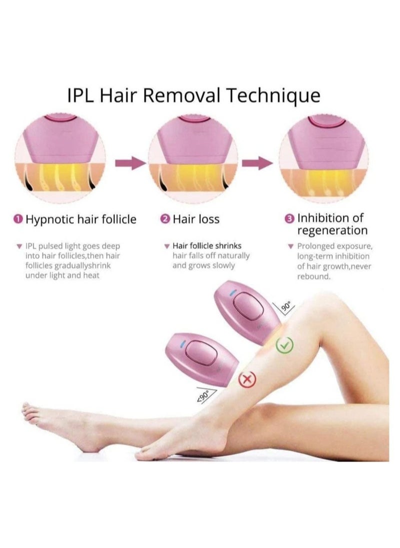 Y&D IPL Intelligent Laser Hair Removal System, Device, With 1 Razor,Painless Permanent System 500000 Light Pulse Whole Body Epilator  - Image 3