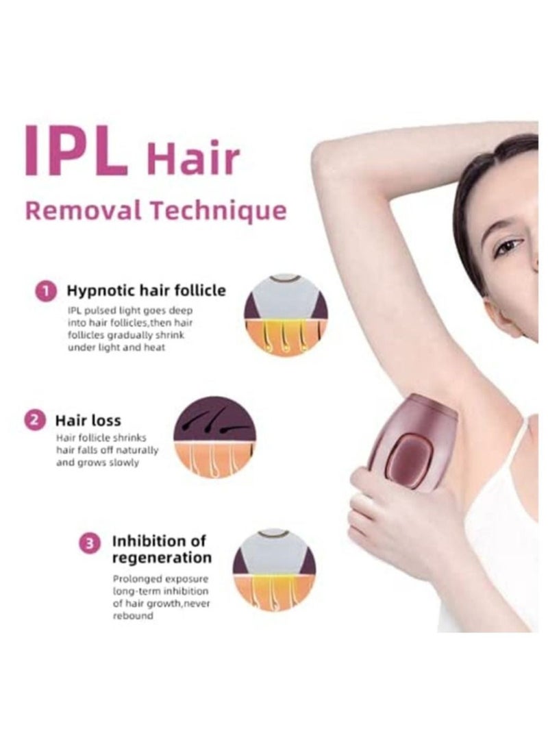 Y&D IPL Intelligent Laser Hair Removal System, Device, With 1 Razor,Painless Permanent System 500000 Light Pulse Whole Body Epilator  - Image 4
