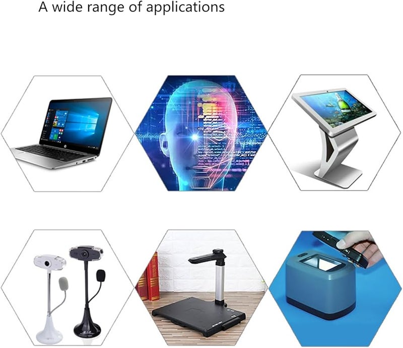 وحدة كاميرا USB بدقة 2MP بشريحة GT2005 وعدسة واسعة الزاوية لوضوح التصوير - لوحة الكاميرا - Image 5