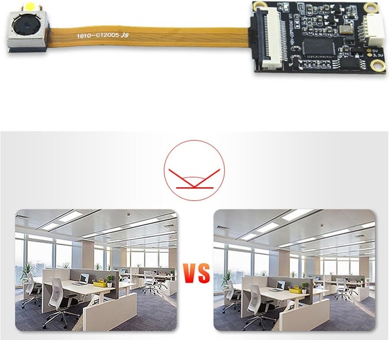 وحدة كاميرا USB بدقة 2MP بشريحة GT2005 وعدسة واسعة الزاوية لوضوح التصوير - لوحة الكاميرا - Image 3