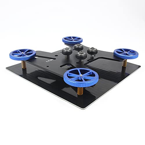 Befenybay 4PCS Aluminum Blue Hand Twist Leveling Nut Diameter 60mm, 4PCS Hot Bed Spring, 4PCS M4X40mm Screws for Creality 3D Printer CR-10 Ender-3 (60mm-Aluminum Blue) - Image 4