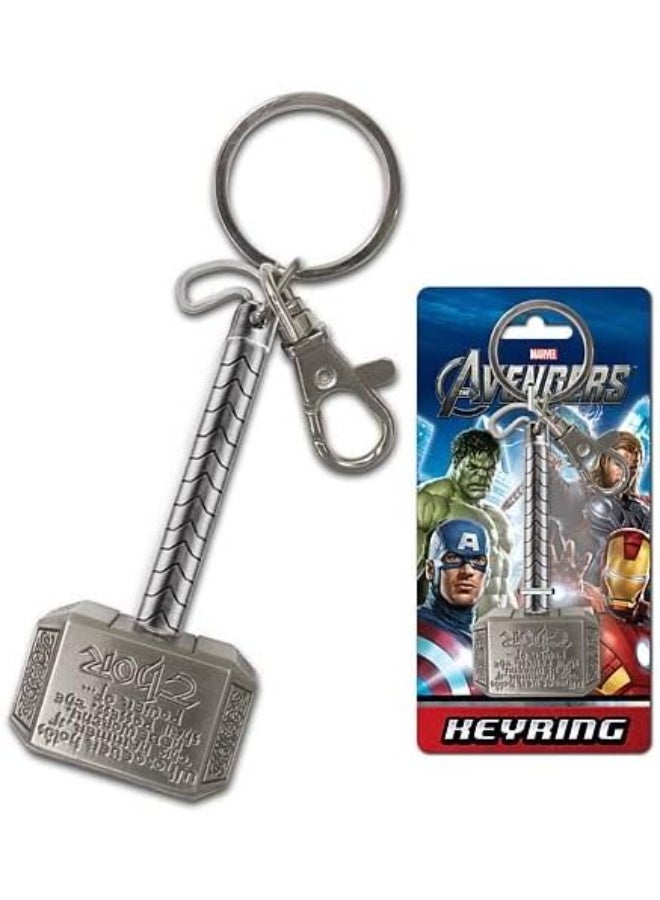Marvel Thor Hammer Pewter Key Ring,Grey-light - Image 2