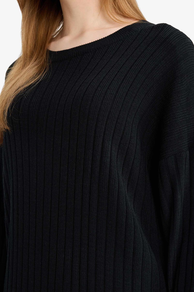 DeFacto Black Woman Regular Fit Dress Casual - Image 5