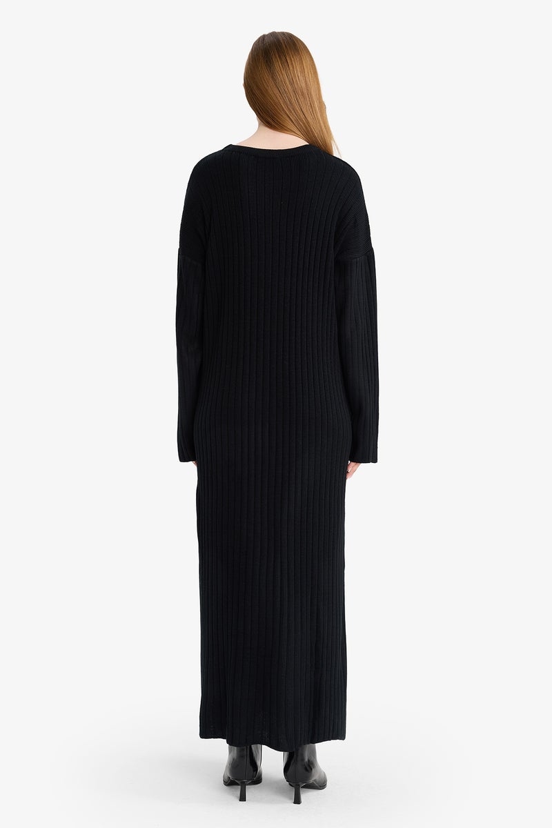 DeFacto Black Woman Regular Fit Dress Casual - Image 3