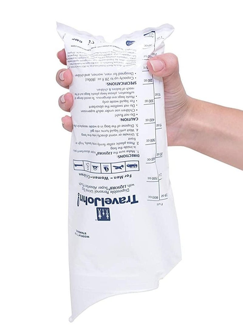 ترافل جون مبولة للاستعمال مرة واحدة للرجال والنساء والأطفال من ترافيلجون ( عبوة 3 قطع ) - Image 5