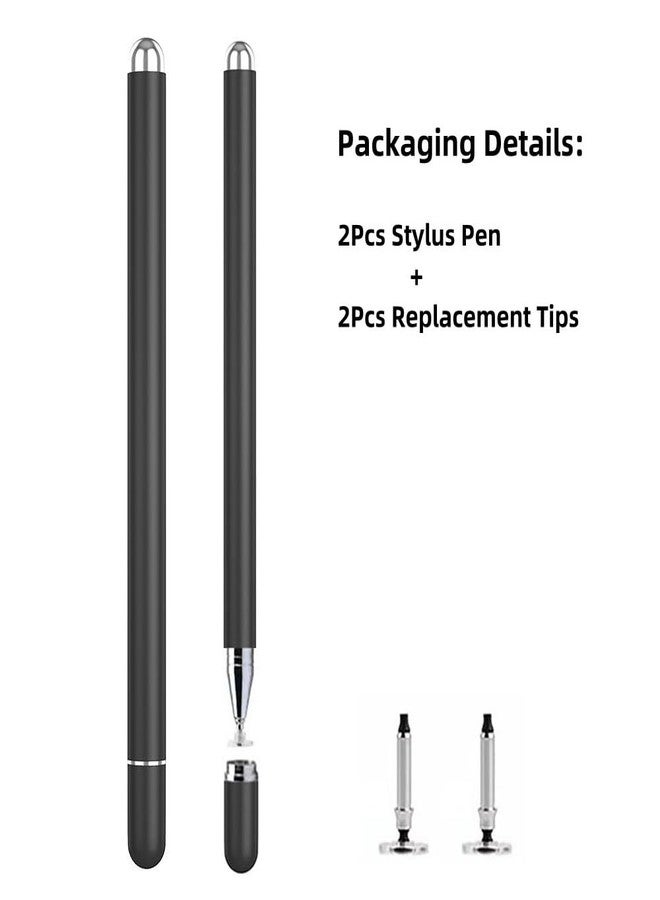 Bimahoo 2Pcs Stylus Pen for Samsung Galaxy Tab A7/A8/A8plus/A9/A9Plus,S Pen Compatible with iOS/Android/Windows and Other Series of Capacitive Screen Digital Devices (Black) - Image 3
