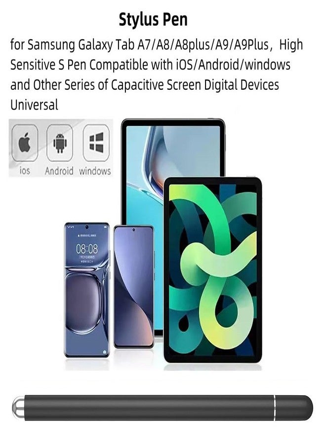 Bimahoo 2Pcs Stylus Pen for Samsung Galaxy Tab A7/A8/A8plus/A9/A9Plus,S Pen Compatible with iOS/Android/Windows and Other Series of Capacitive Screen Digital Devices (Black) - Image 4