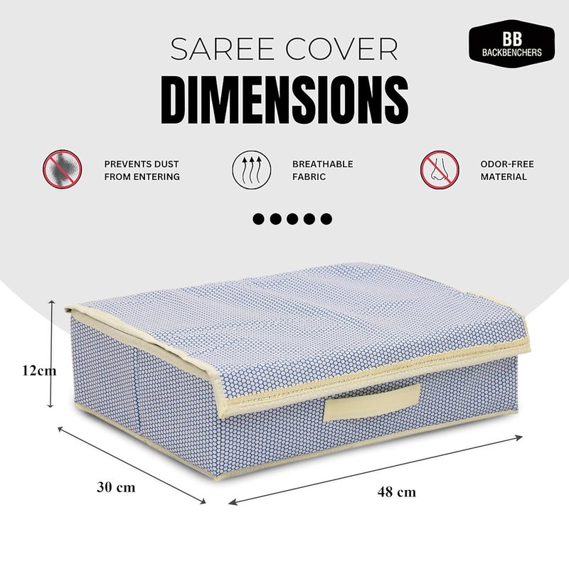 BB BACKBENCHERS Clothes Organizer NonWoven Fabric for WardrobeFoldable Cupboard Storage BoxesRectangular Almirah Organizers for ShirtsPantsTShirtsDressJeans BOXSOCKS - Image 3